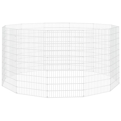 Vidaxl Cercado Para Animales De Corral (12 Paneles, 54 X 100 Cm, Hierro Galvanizado)_0