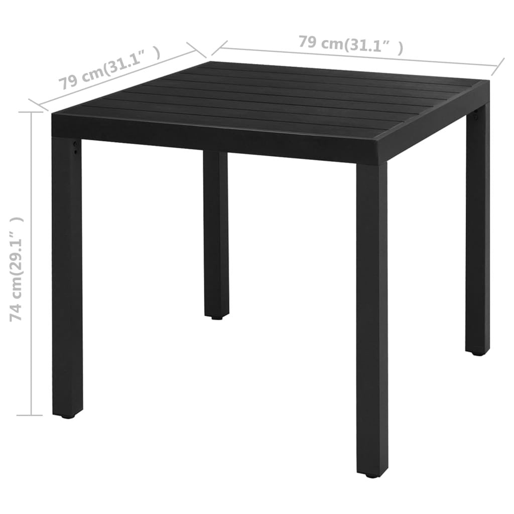 Vidaxl Set De Comedor De Jardín De 5 Piezas Pvc Ratán Negro_2