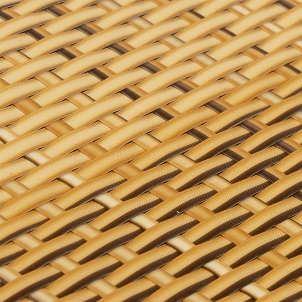 Toldo Para Balcón Ratán Sintético Marrón Claro 500x100 Cm / Vetonek_4