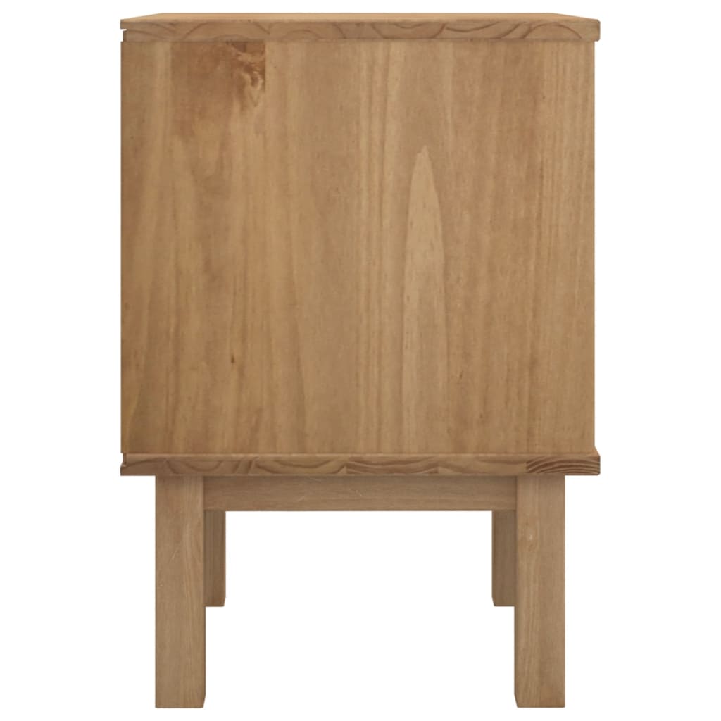 Mesita De Noche Otta Madera De Pino Marrón Y Blanco 45x39x57 Cm_3