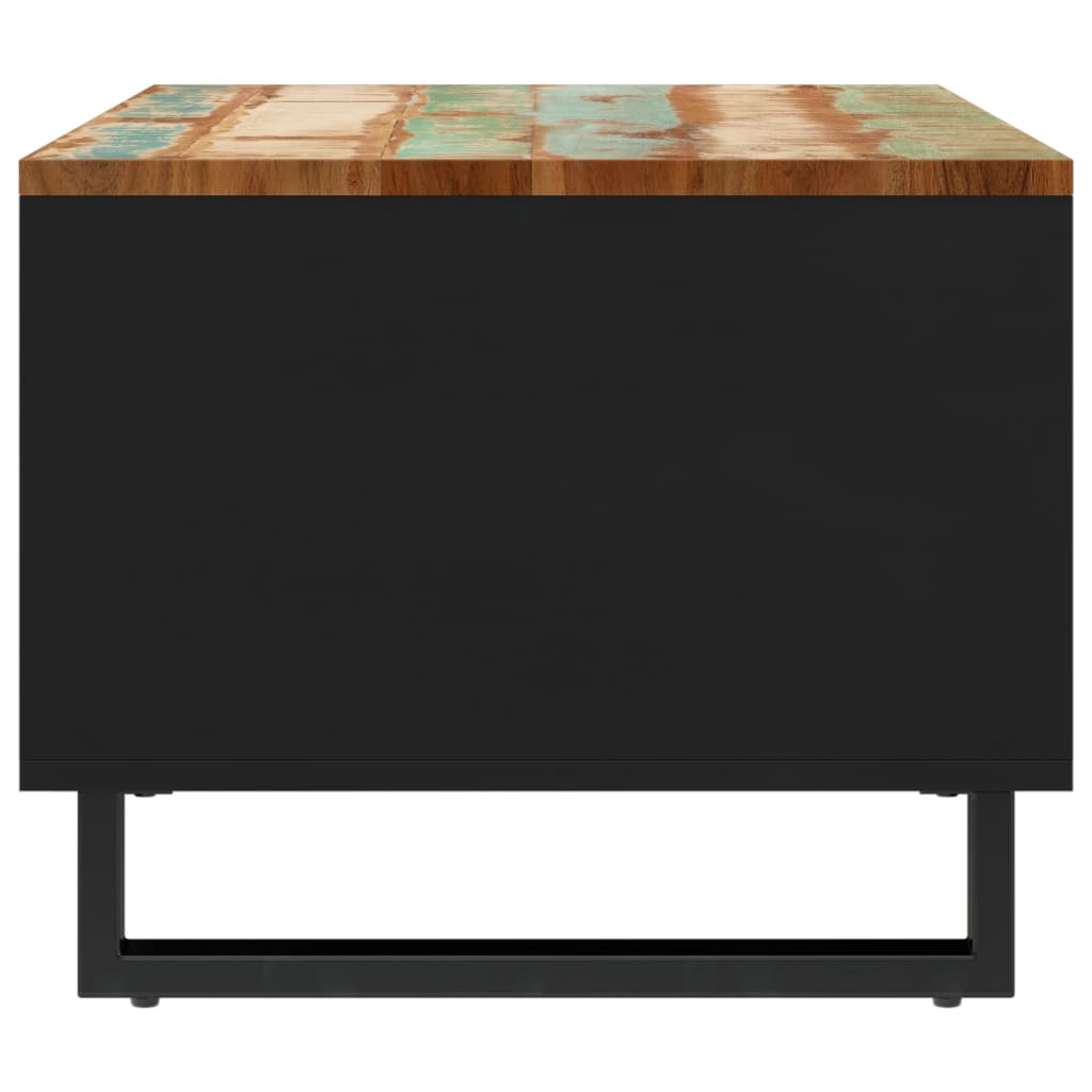 Mesa De Centro De Madera Maciza Reciclada 60x50x40 Cm_2