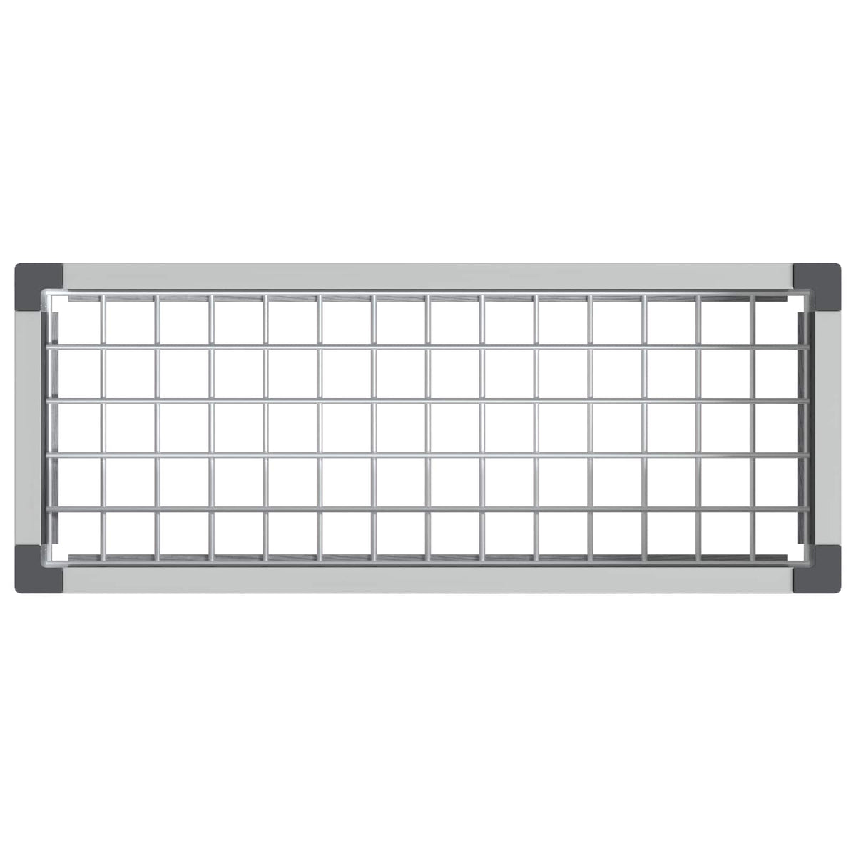 Arriate Elevado Gris 75 X 30 X 22 Cm Wpc Y Aluminio_5