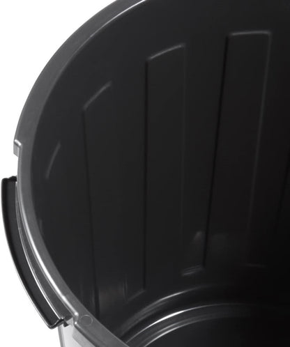 Cubo De Basura / Papelera Polivalente Con Tapa Cerrable, Pequeño, Plástico Resistente (pp), 7 l, Mats, Grafito_2