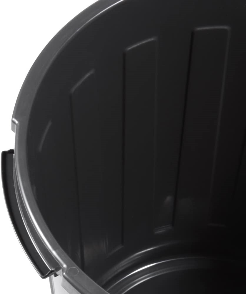 Cubo De Basura / Papelera Polivalente Con Tapa Cerrable, Pequeño, Plástico Resistente (pp), 7 l, Mats, Grafito_2