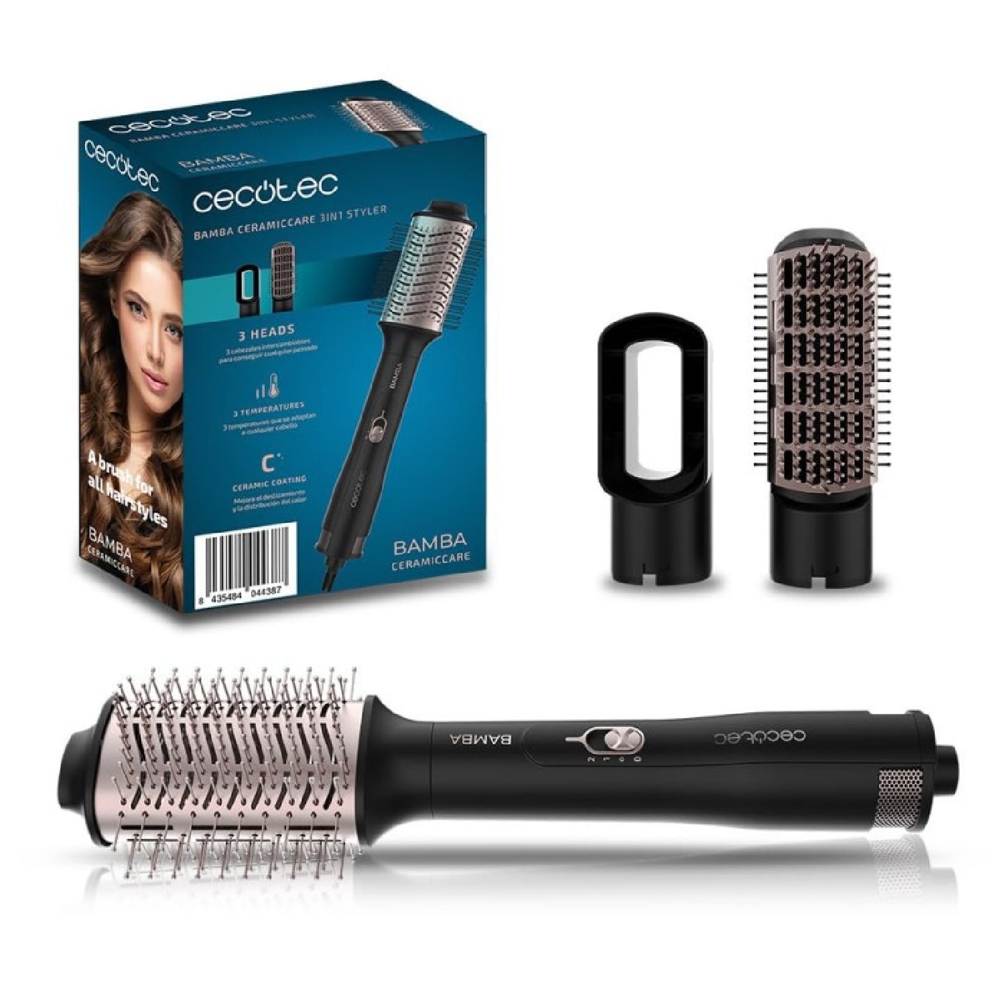 Cecotec Cepillo Moldeador Ceramiccare 3in1 Styler_0