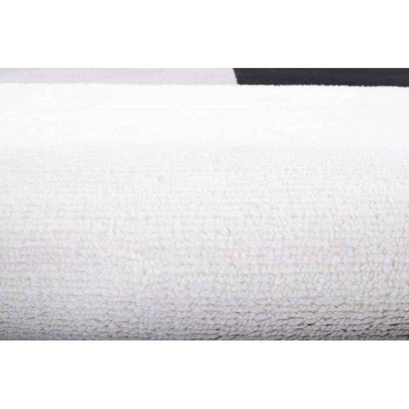 Alfombra Salón Geometric Graphic Patterns Soft Black White 100x150cm- Decoración- Home Furnishing_2