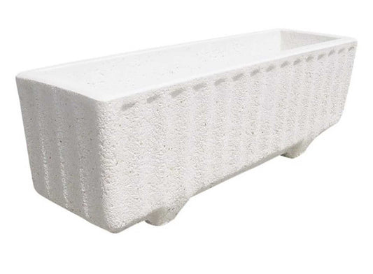 Jardinera De Granito Bogart. 61 cm de largo, 25 cm de ancho y 34 cm de alto. Peso: 38 kilos. Capacidad: 20 litros_0