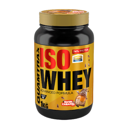 Isowhey - 1kg - Galleta Con Caramelo Crujiente - Proteína De Aislado De Suero Isolate - Quamtrax_0