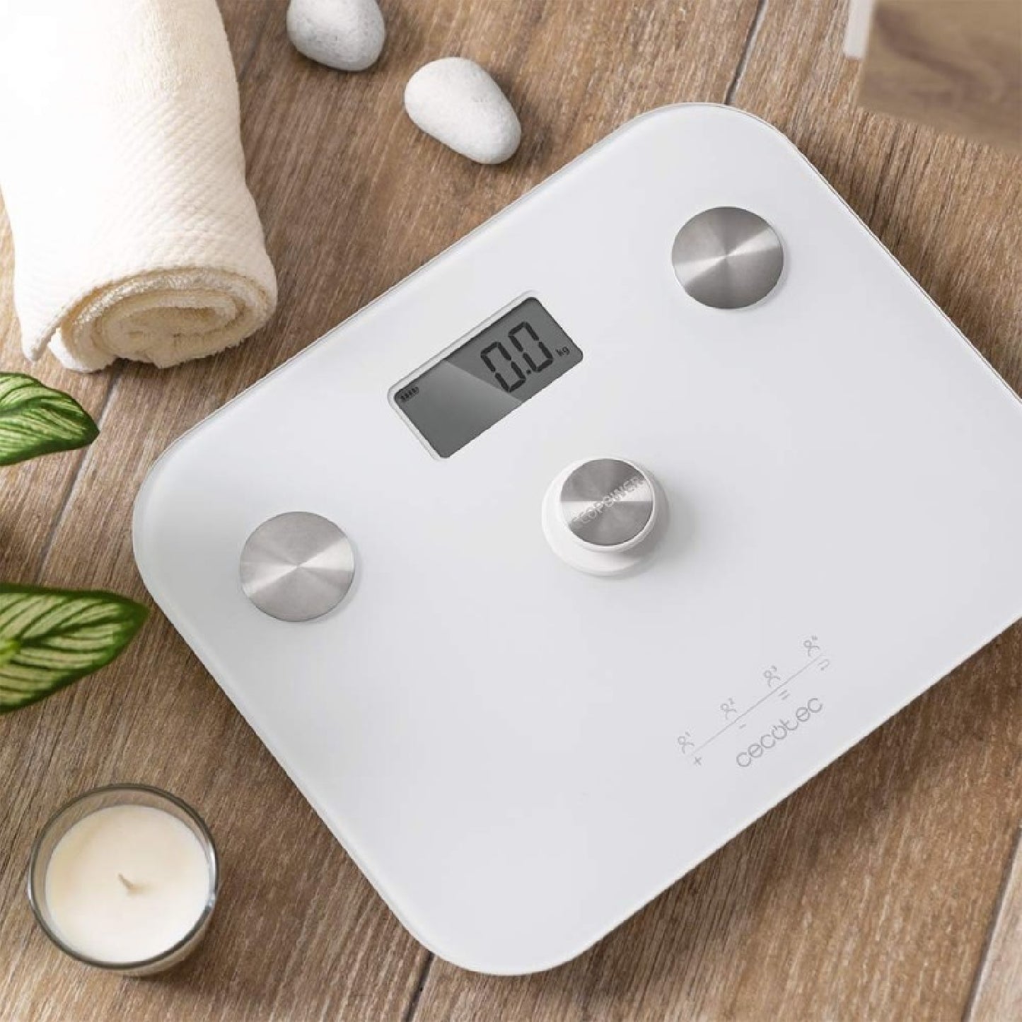 Cecotec Báscula De Baño Sin App Surface Precision Ecopower 10100 Full Healthy White_1