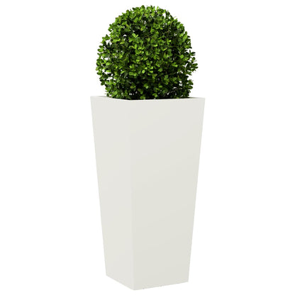 Jardinera Acero Blanca 35x35x75 Cm_2
