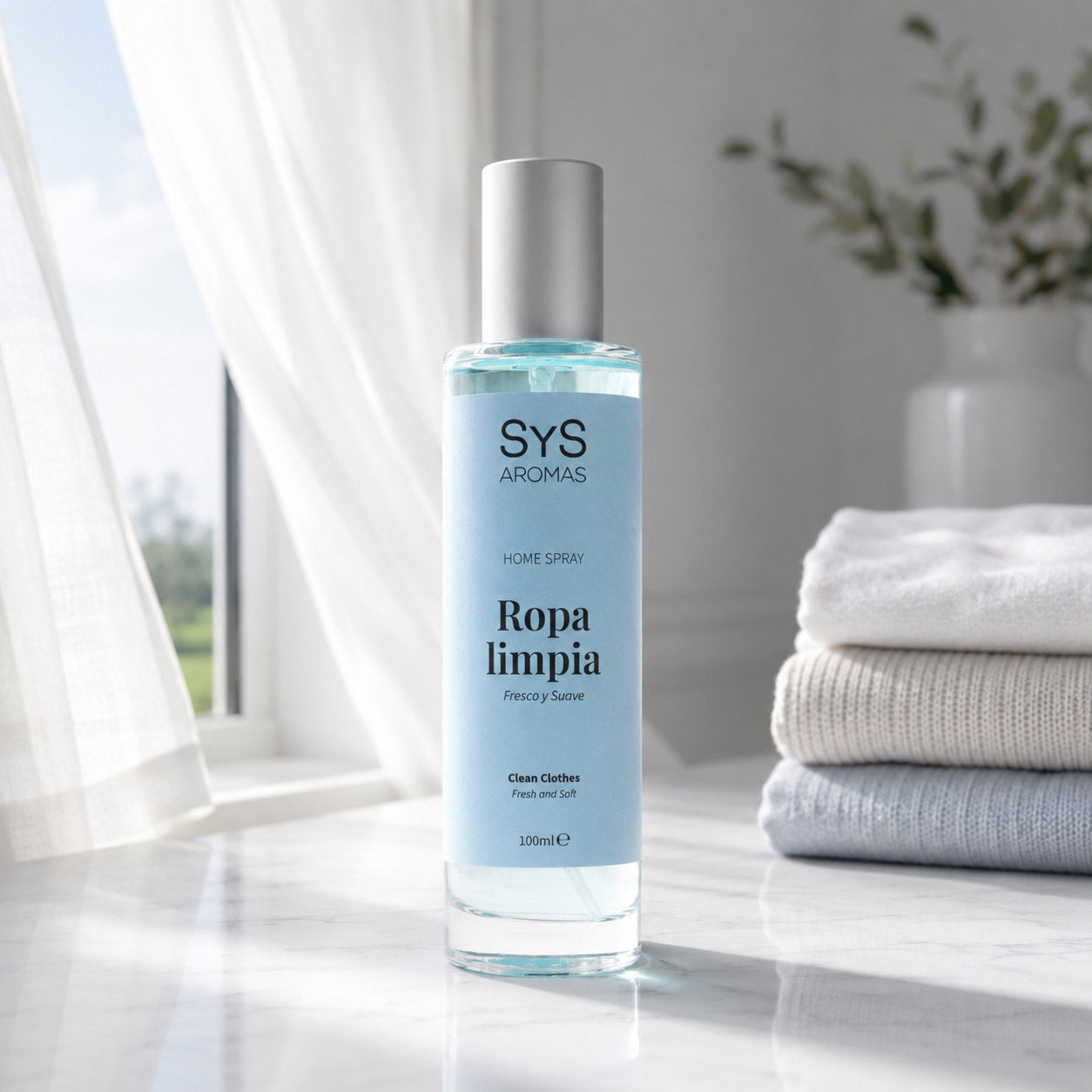 Ambientador Pulverizador Ropa Limpia Origins SYS Aromas 100 ml | Aroma Fresco y Limpio | Relajante_1