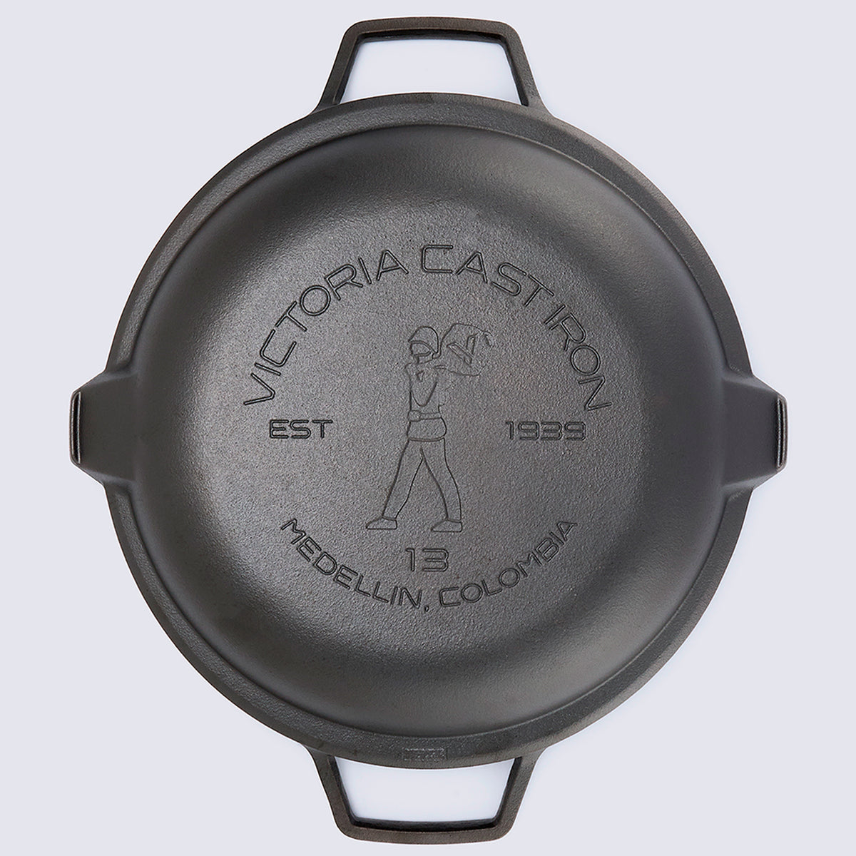 Victoria Paellera Sartén Hierro Fundido Curado Signature Classic Inducción 33cm_3