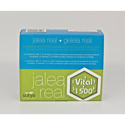 Jalea Real Vital 1500 Sotya 10Ml Ampollas Vidrio 20U