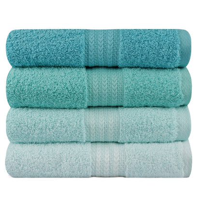 Juego De Toallas De Mano (4 Piezas) Mar Verde, Verde Claro, Verde Menta