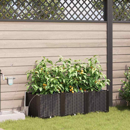 Vidaxl Jardineras Marrón 120 X 40 X 37.5 Cm Acero_1