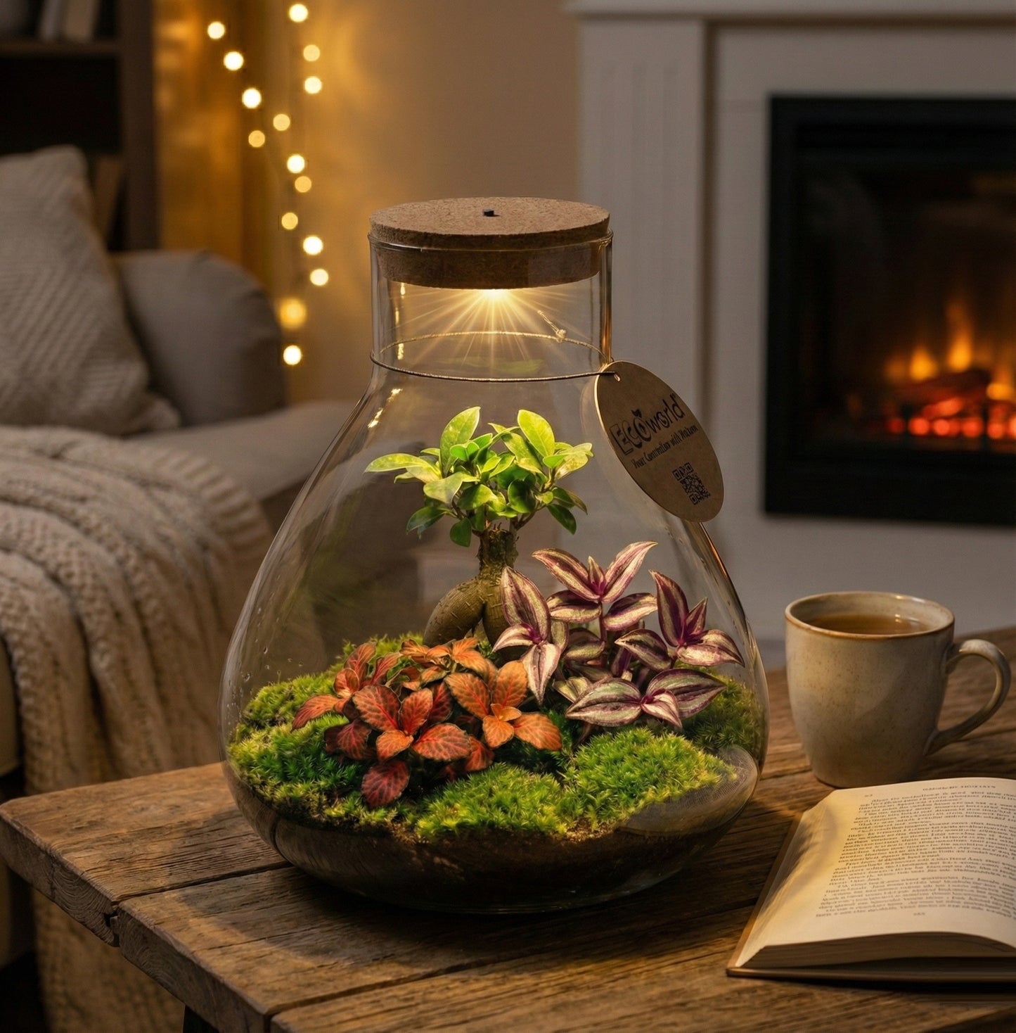 Mini Terrario Diy - Ecosistema Autosuficiente_1