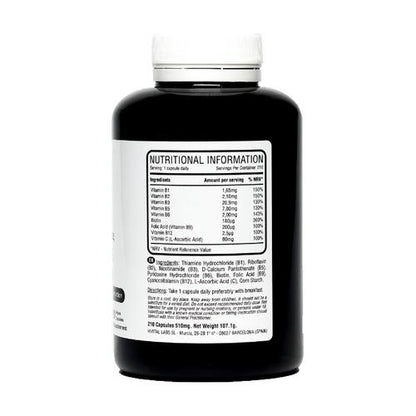 Vitamina B Complex Hivital 210 cápsulas veganas