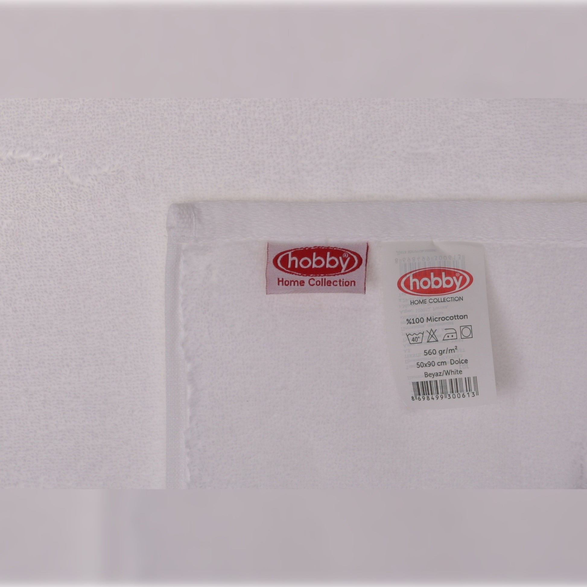 Juego De Toallas De Mano (3 Piezas) Blanco, Azul Claro, Marrón Claro_4