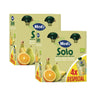 Pack x2 Bolsita Fruta 100 % Eco Sabor Plátano, Pera y Naranja 4x100 g-Hero Solo