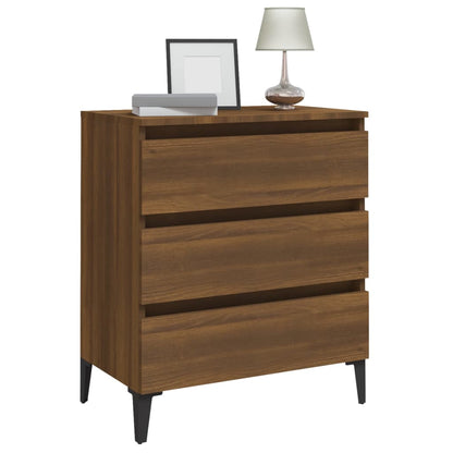 Vidaxl Aparador De Madera Contrachapada Roble Marrón 60x35x69 Cm / Vetonek_0