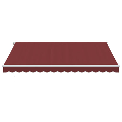Toldo Retráctil Automático Color Burdeos 400x350 Cm_2