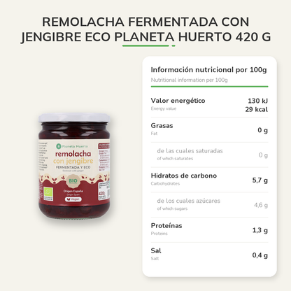Información nutricional