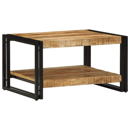 Mesa De Centro 70x50x38 Cm Madera Maciza De Mango_1