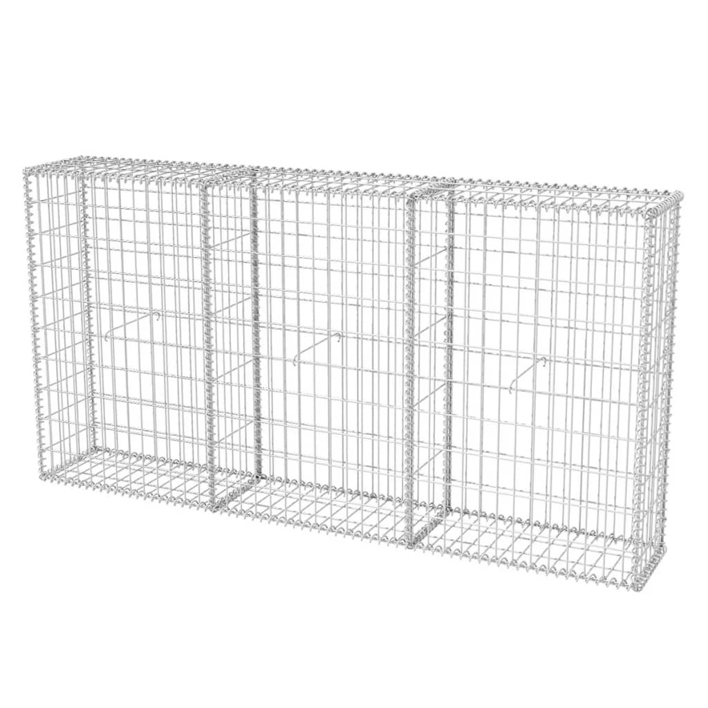Cesta De Muro De Gaviones Acero Galvanizado 200x30x100 Cm / Vetonek_3