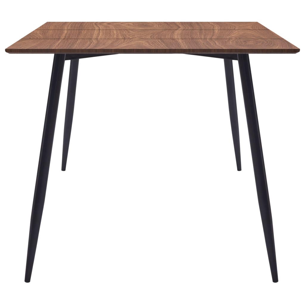 Mesa De Comedor De Mdf Marrón 200x100x75 Cm_1