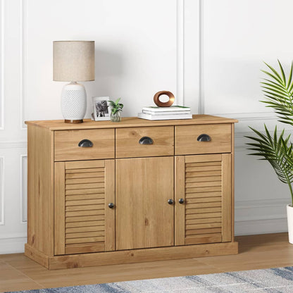 Aparador Con Cajones Vigo Madera Maciza Pino 113x40x75 Cm / Vetonek_1