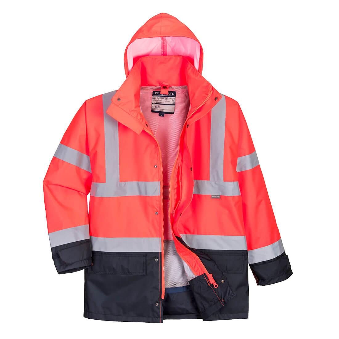 Parka 5 En 1 De Alta Visibilidad Contrast Executive / Xxl / Amarillo-gris_1