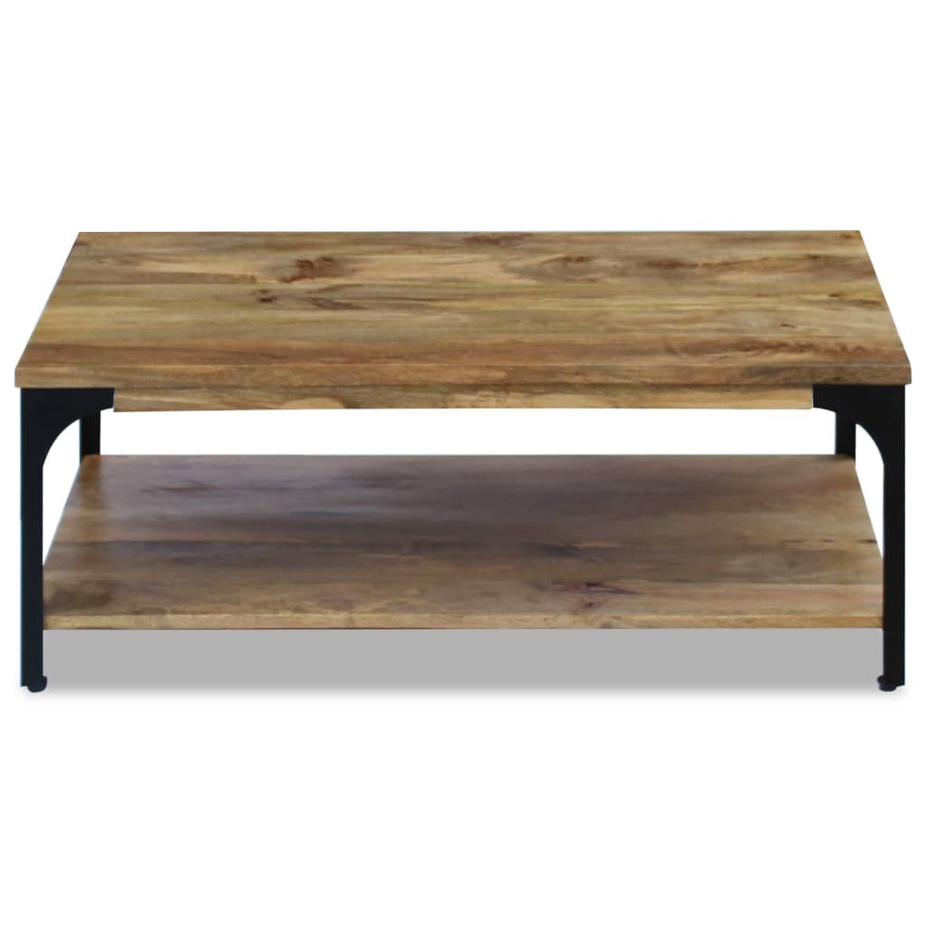 Mesa De Centro Madera De Mango 100x60x38 Cm_4
