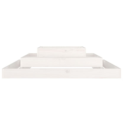 Jardinera Madera Maciza De Pino Blanco 110x110x27 Cm_3