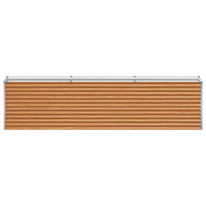 Arriate Elevado Marrón Claro 290 X 50 X 68 Cm Acero Galvanizado_4