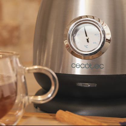 Cecotec Hervidor De Agua Thermosense 620 Retro Steel_1