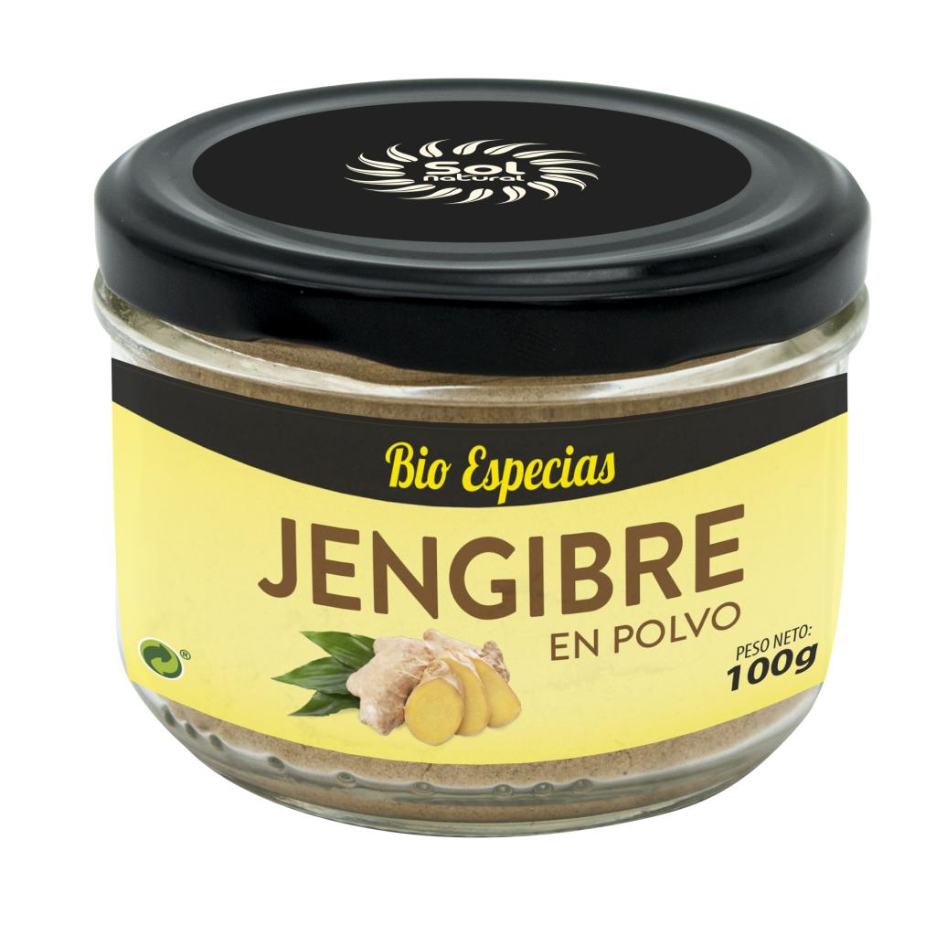 Jengibre en polvo bio Sol Natural 100 g