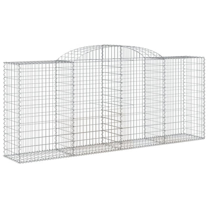 Cestas De Gaviones 9 Uds Forma De Arco Hierro 300x50x120/140 Cm_2