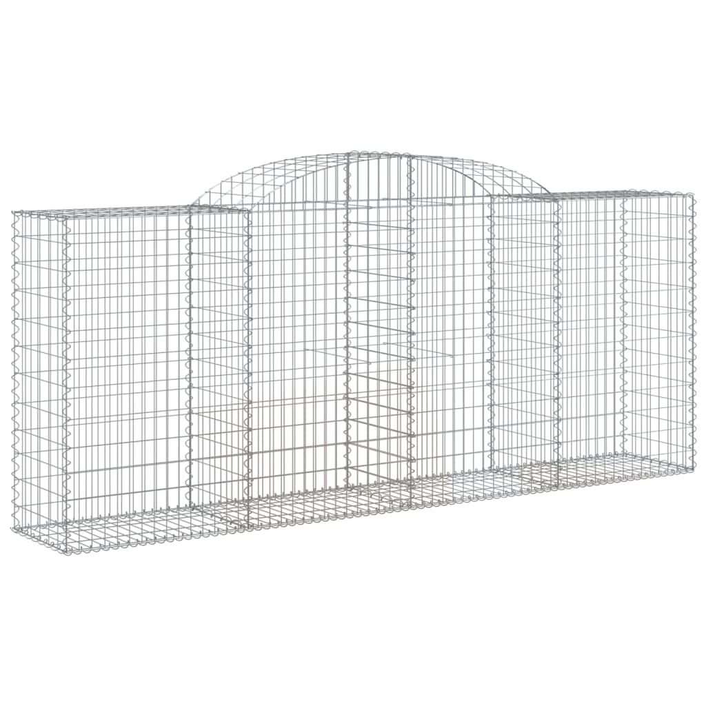Cestas Gaviones 10 Uds Forma De Arco Hierro 300x50x120/140 Cm_2