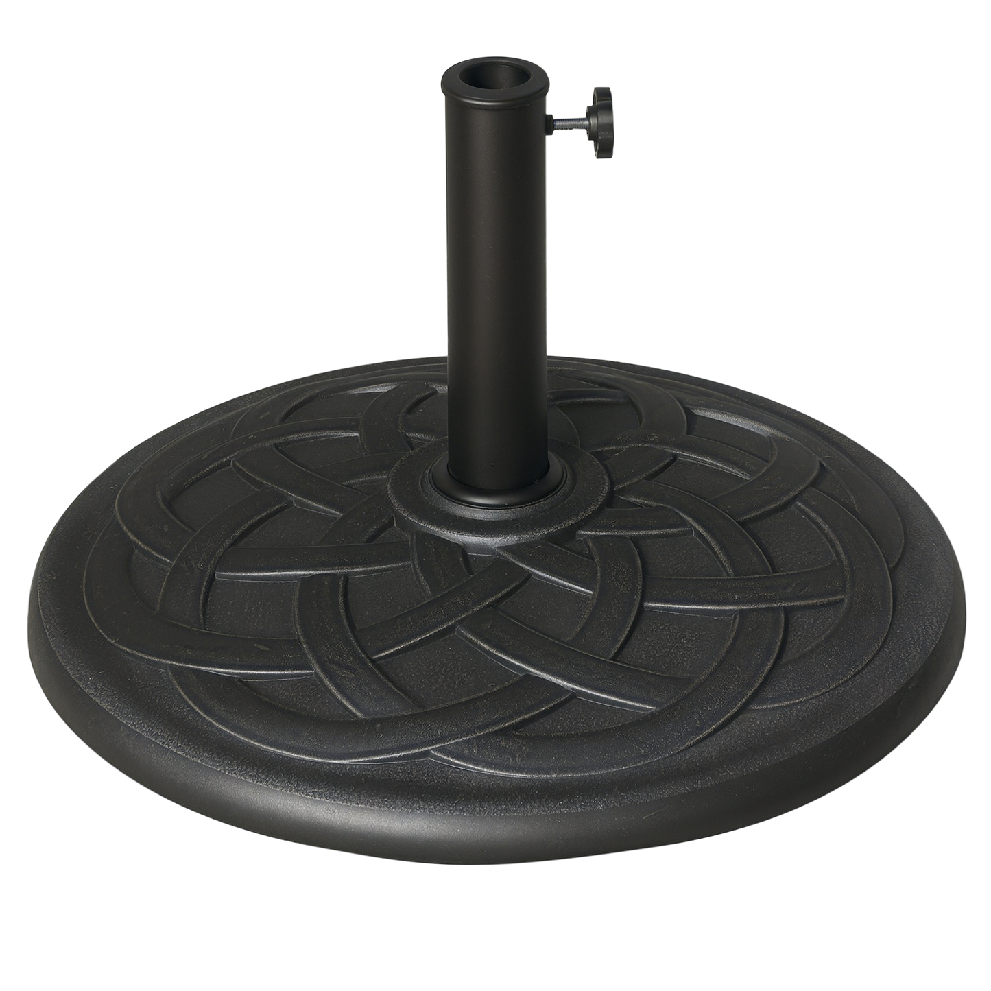 Outsunny Base Para Sombrilla Jardín Peso 19 Kg Para Mástil De 38/48mm Ø54,5x34cm_0