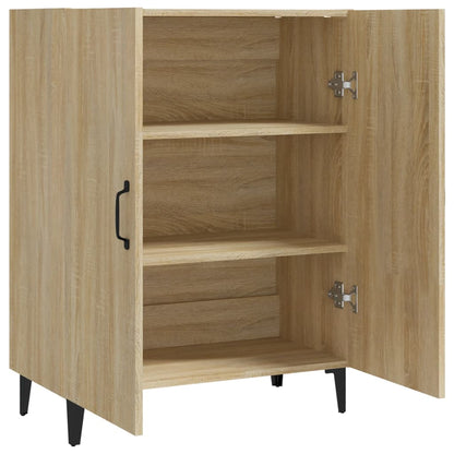 Aparador De Madera Contrachapada Roble Sonoma 70x34x90 Cm / Vetonek_2