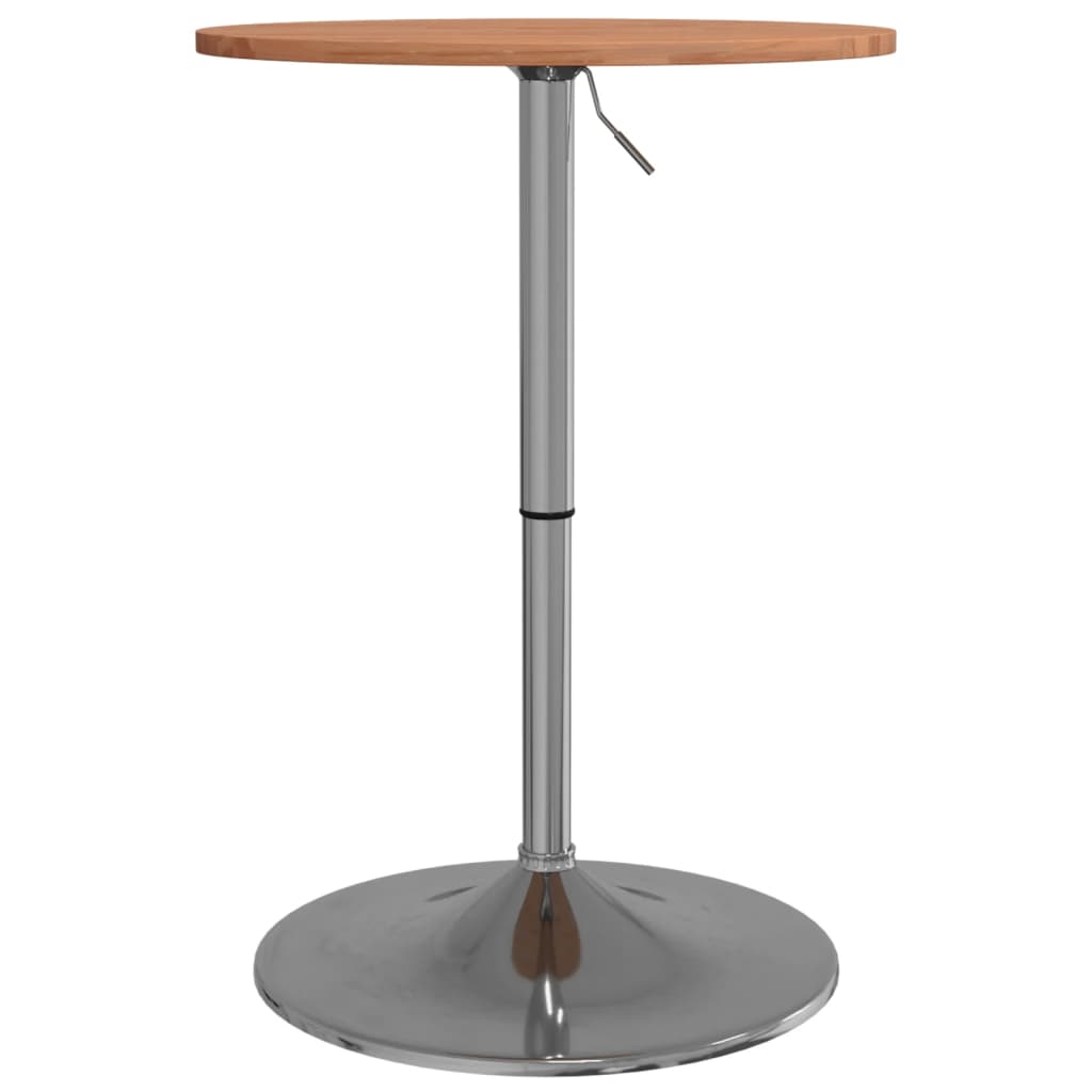 Mesa Alta De Madera Maciza De Haya Ø50x89,5 Cm_3
