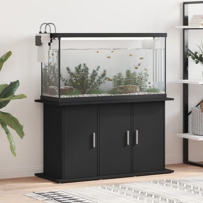 Vidaxl Soporte Para Acuario Madera De Ingeniería Negro 101x41x58 Cm_1