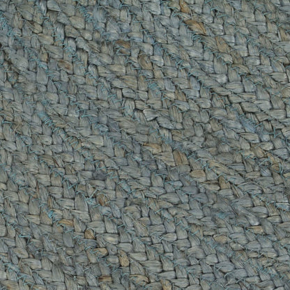 Alfombra De Yute Tejida A Mano Redonda Verde Oliva 240 Cm / Vetonek_1