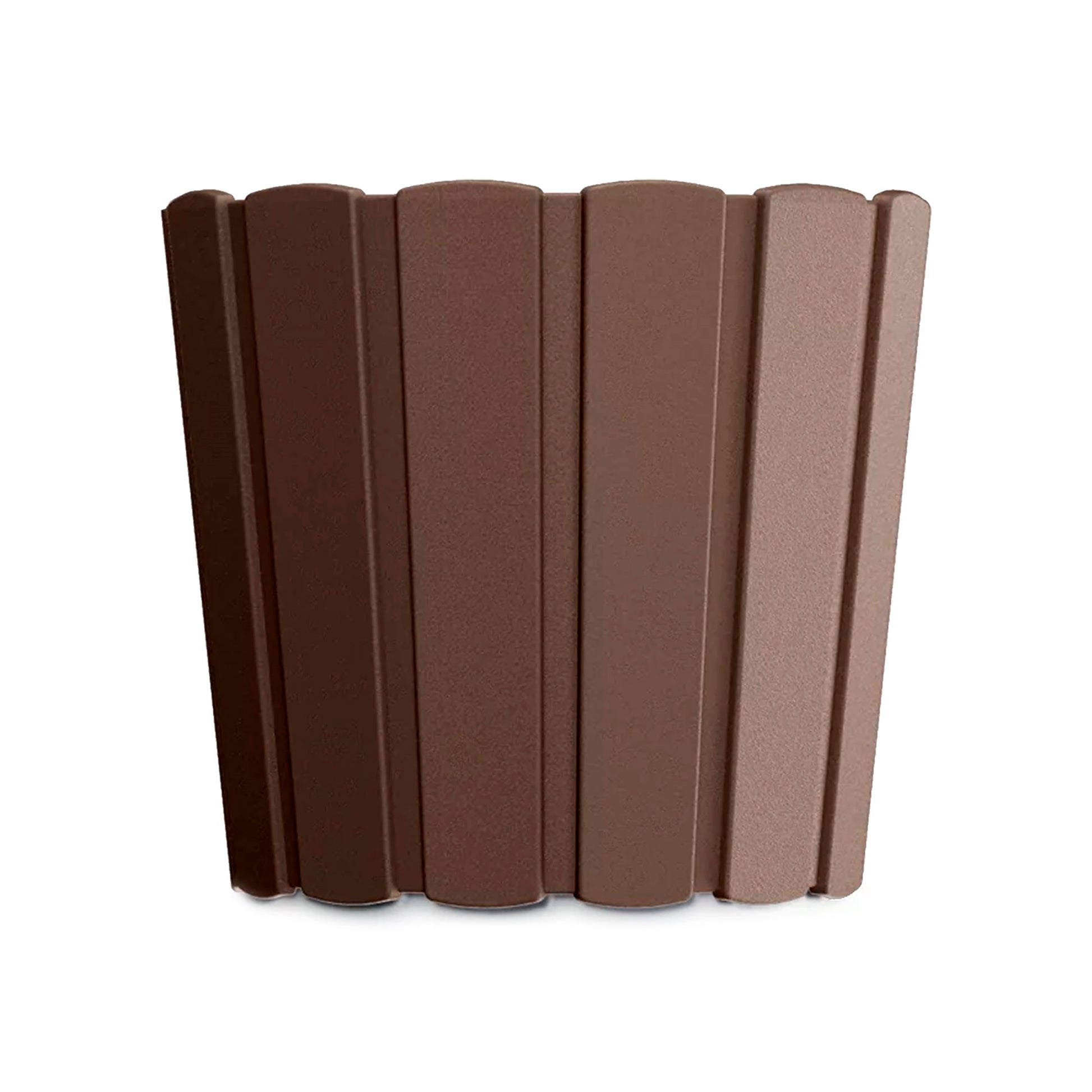 Maceta Boardee Basic 0,8l., Dimensiones (mm) 120x120x109, Color Marrón_0