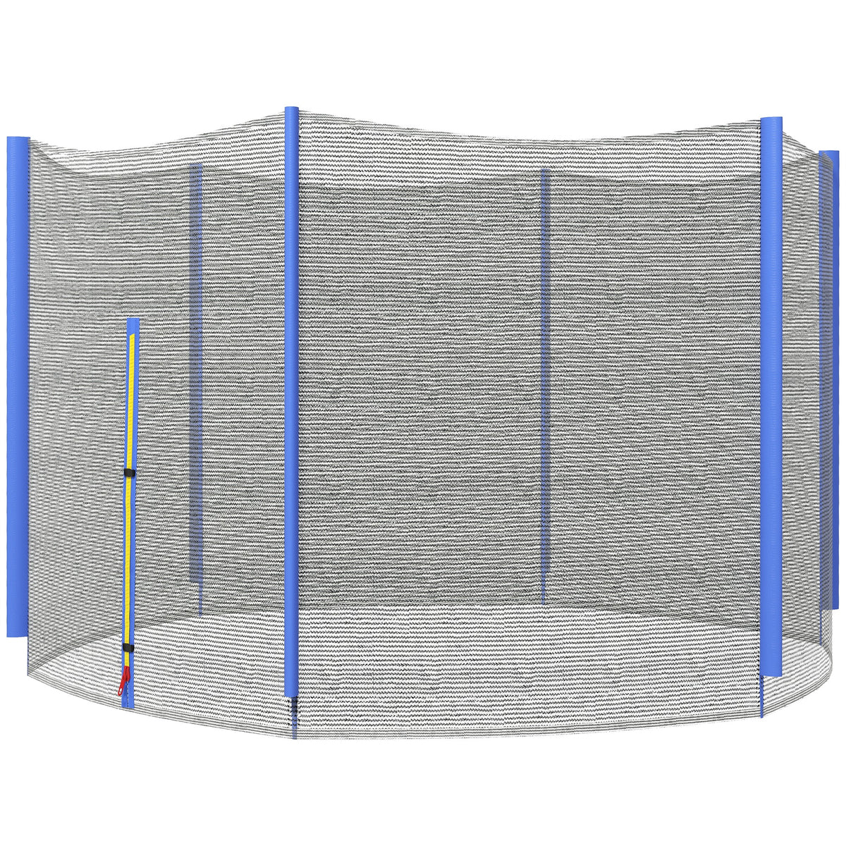 Sportnow Red De Seguridad Para Cama Elástica Ø244 Cm Para 6 Postes Rectos Azul_0