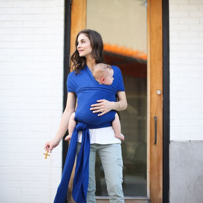 Fular Elástico Portabebé Bambú, Boba Wrap Serenity. Dark Blue_2