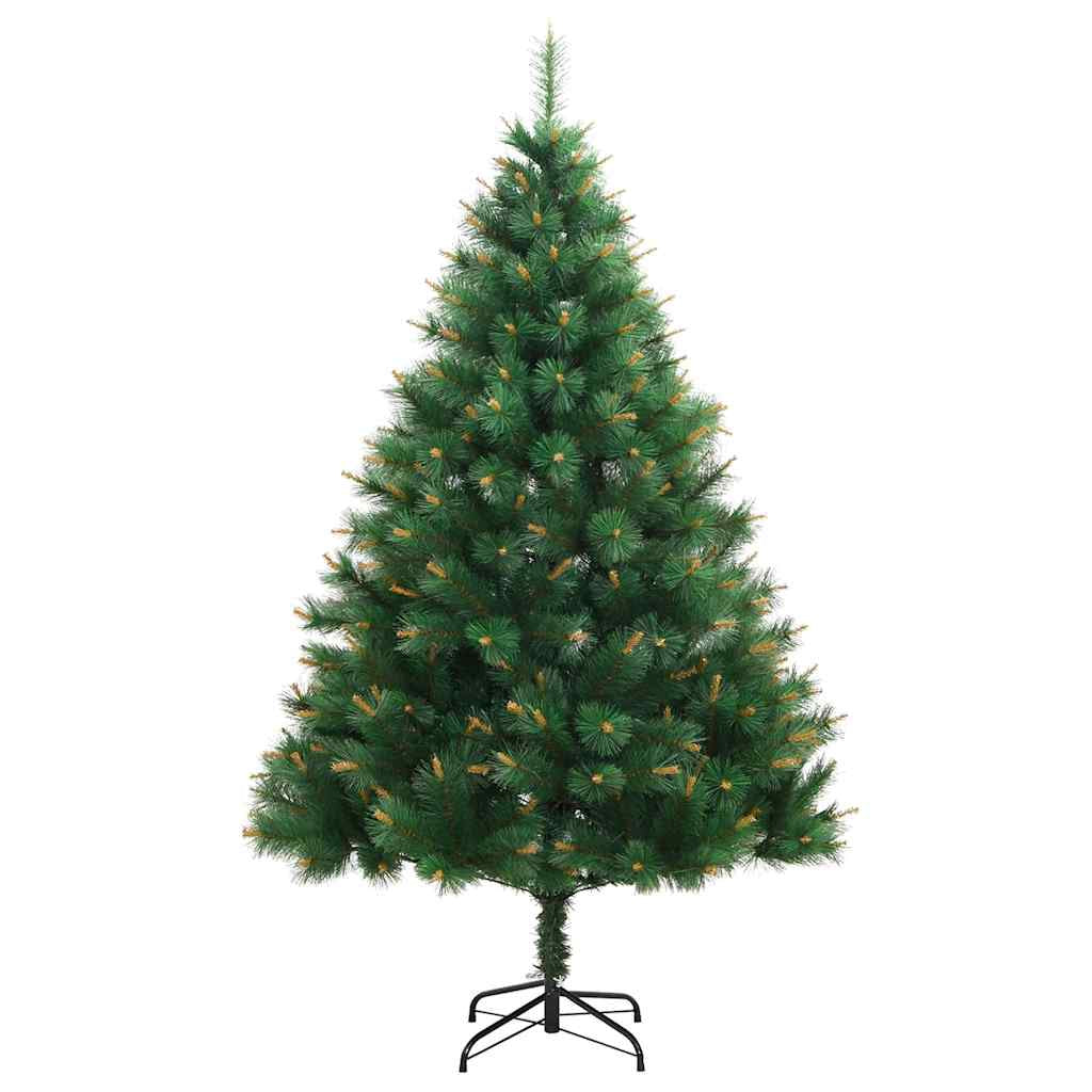 Vidaxl Árbol De Navidad Artificial Con Bisagras 300 Led Y Bolas 240 Cm_4
