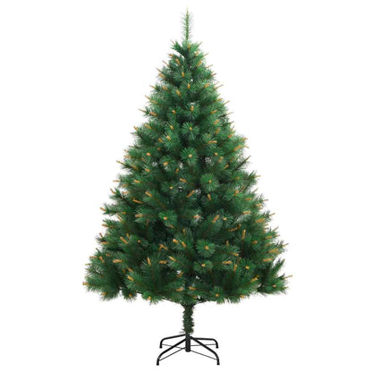 Vidaxl Árbol De Navidad Artificial Con Bisagras 300 Led Y Bolas 240 Cm_4