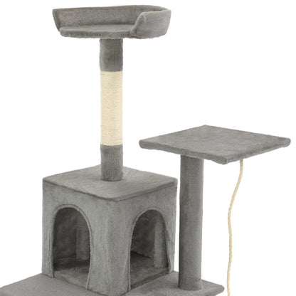 Vidaxl Rascador Para Gatos Con Poste De Sisal 120 Cm Gris_4