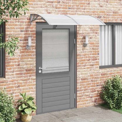 Marquesina De Puerta Policarbonato Gris 150x100 Cm_1